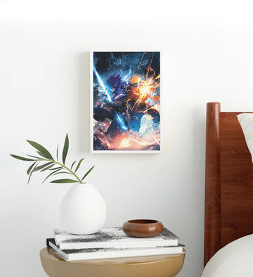 Anime Wall Art: How Naruto vs Sasuke Enhances Your Anime-Themed Room