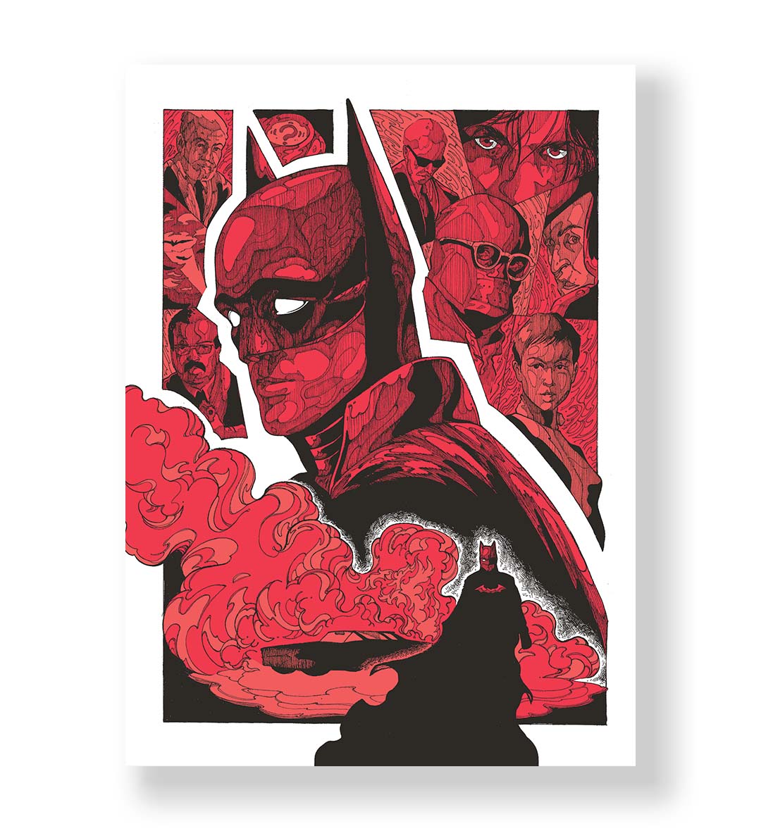Dark Knight Rise with Batman comic design for Indian home decor.