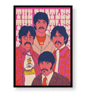 Beatles Retro Vibe pop art wall canvas print for Indian home decor.