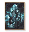Breaking Bad Legacy TV Series Wall Art with Walter White, RV, and Blue Tones for Indian Home Decor