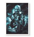 Breaking Bad Legacy TV Series Wall Art with Walter White, RV, and Blue Tones for Indian Home Decor