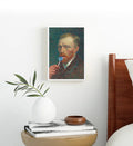Vincent Van Gogh parody canvas wall art with Starry Night lollipop, perfect for modern Indian home decor.