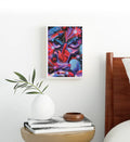 Cosmic Whisper with surreal hand and spaceship wall art for Indian home decor.