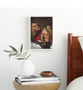 Fight Club Fury with Brad Pitt Tyler Durden design wall art for Indian home decor.