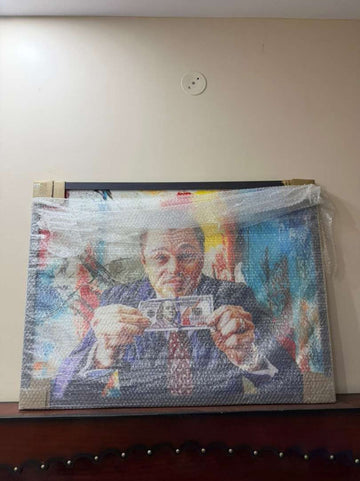 Leonardo DiCaprio The Wolf of Wall Street iconic wall art for home decor