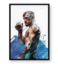 Champion's Ascent with Conor McGregor MMA wall art for Indian home decor.
