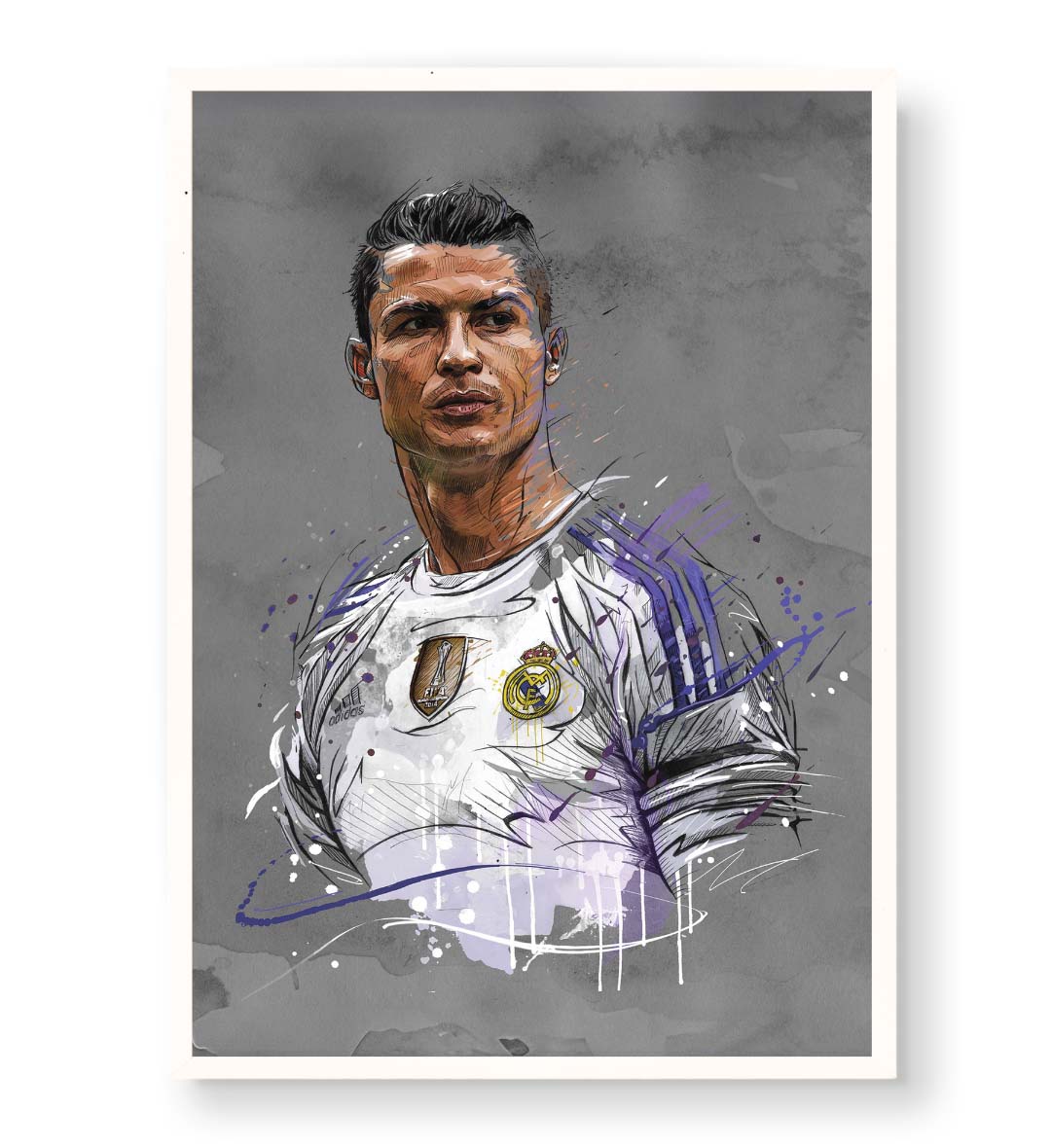 Ronaldo's Legacy with Cristiano Ronaldo soccer design for Indian home decor.