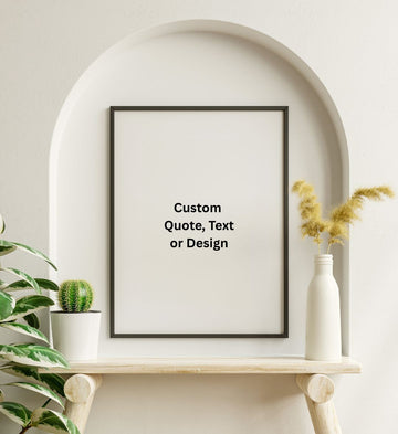 Custom print canvas wall art uploaded by customer