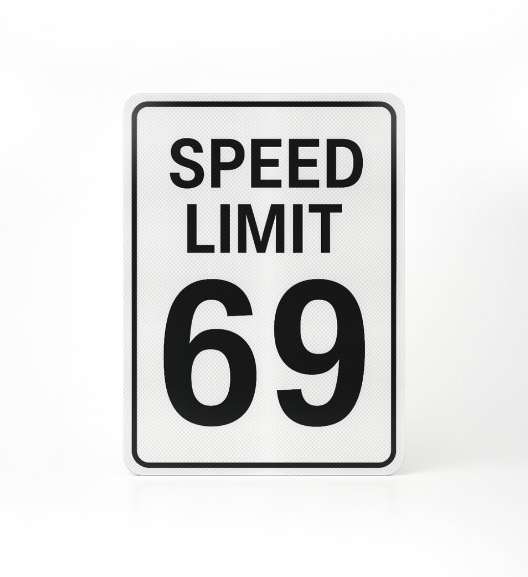 Vintage "Speed Limit 69" Pinterest inspired street sign, ideal for teen bedroom