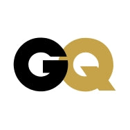 GQ logo in black and gold on a white background