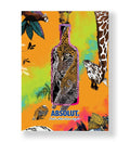 Jungle Vibes Absolut safari bar wall art canvas print with leopard for Indian bar decor.