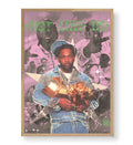 Kendrick Not Like Us hip-hop wall art canvas print with purple and green accents for Indian home decor.