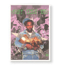 Kendrick Not Like Us hip-hop wall art canvas print with purple and green accents for Indian home decor.