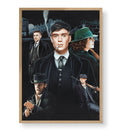 Peaky Blinders Legacy with vintage wall art for home decor.