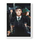 Peaky Blinders Legacy with vintage wall art for home decor.