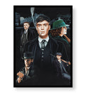 Peaky Blinders Legacy with vintage wall art for home decor.
