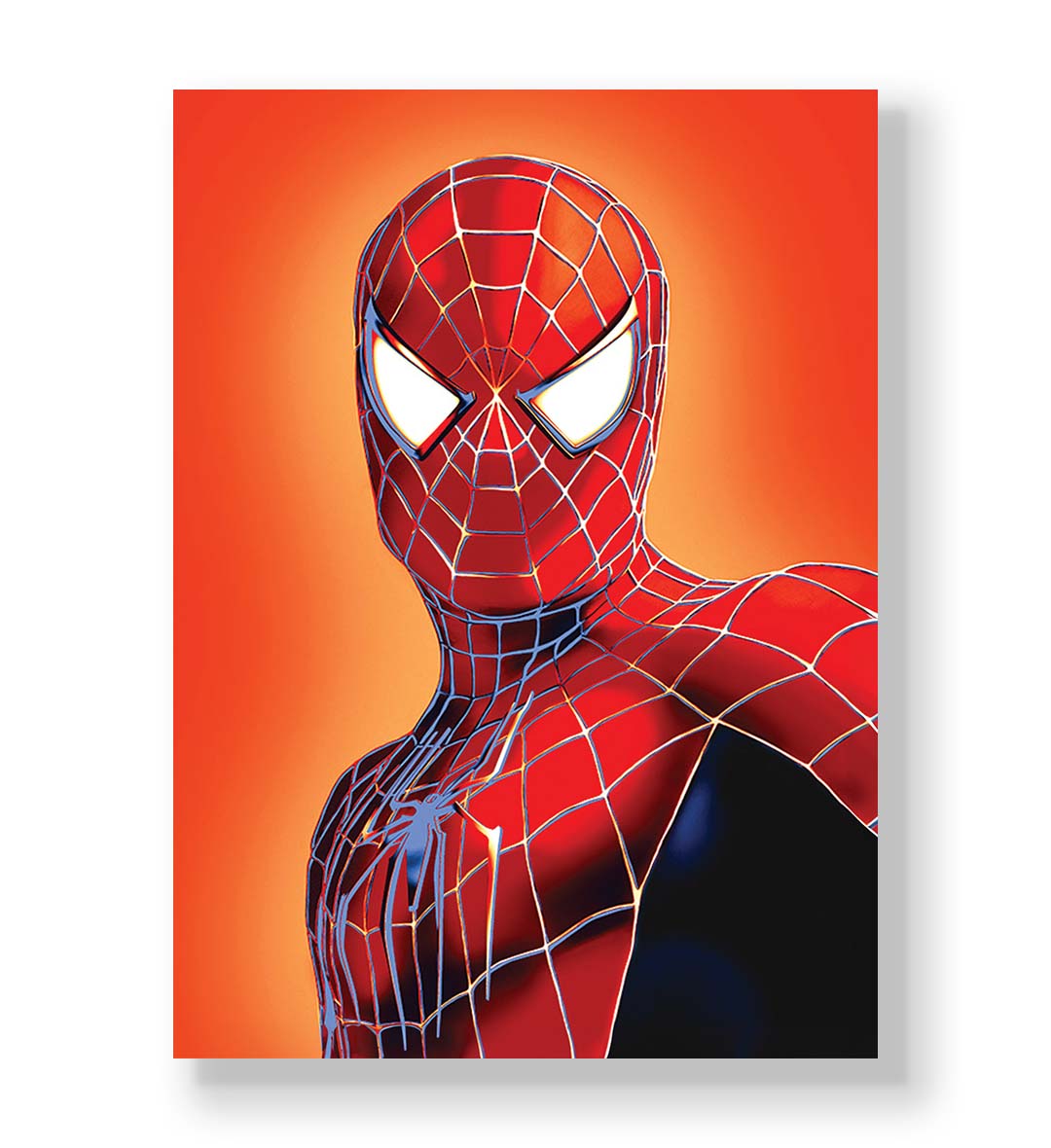 Spider-Man Glow with superhero design wall art for Indian home decor.