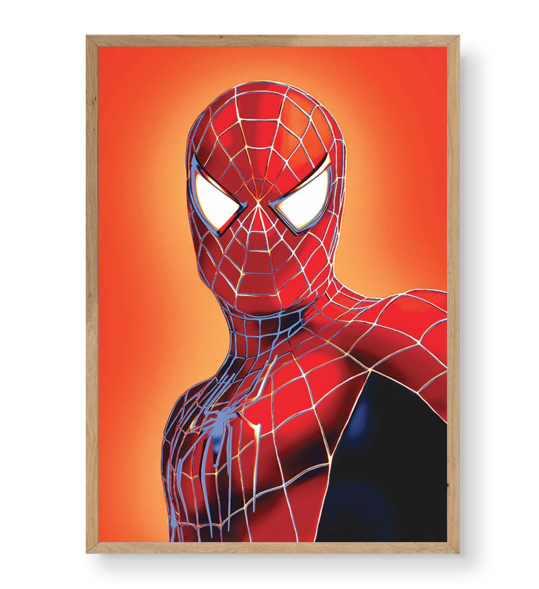 Spider-Man Glow with superhero design wall art for Indian home decor.