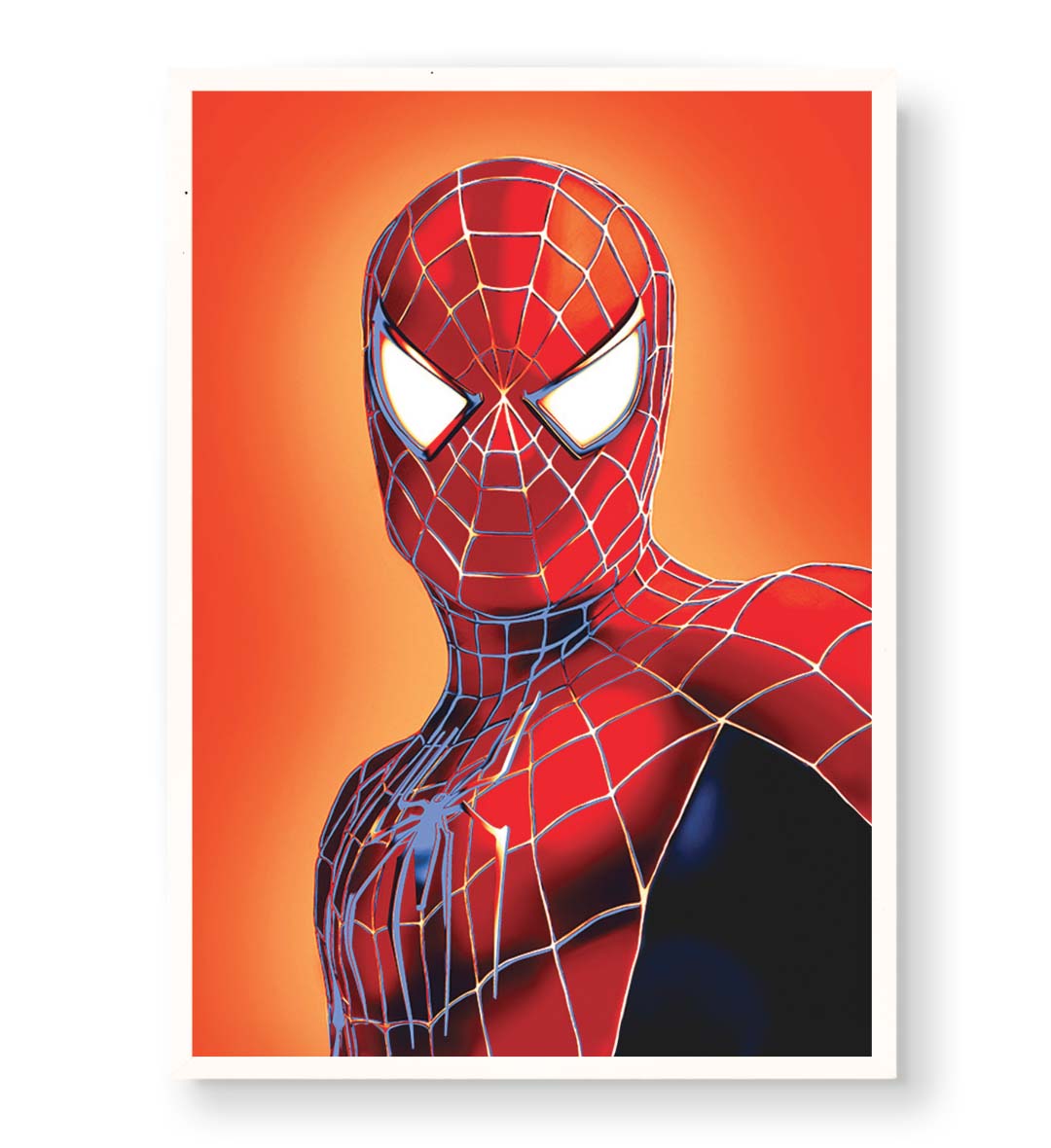Spider-Man Glow with superhero design wall art for Indian home decor.