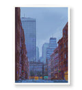 Urban Alley Serenity with cityscape alley design wall art for Indian home decor.